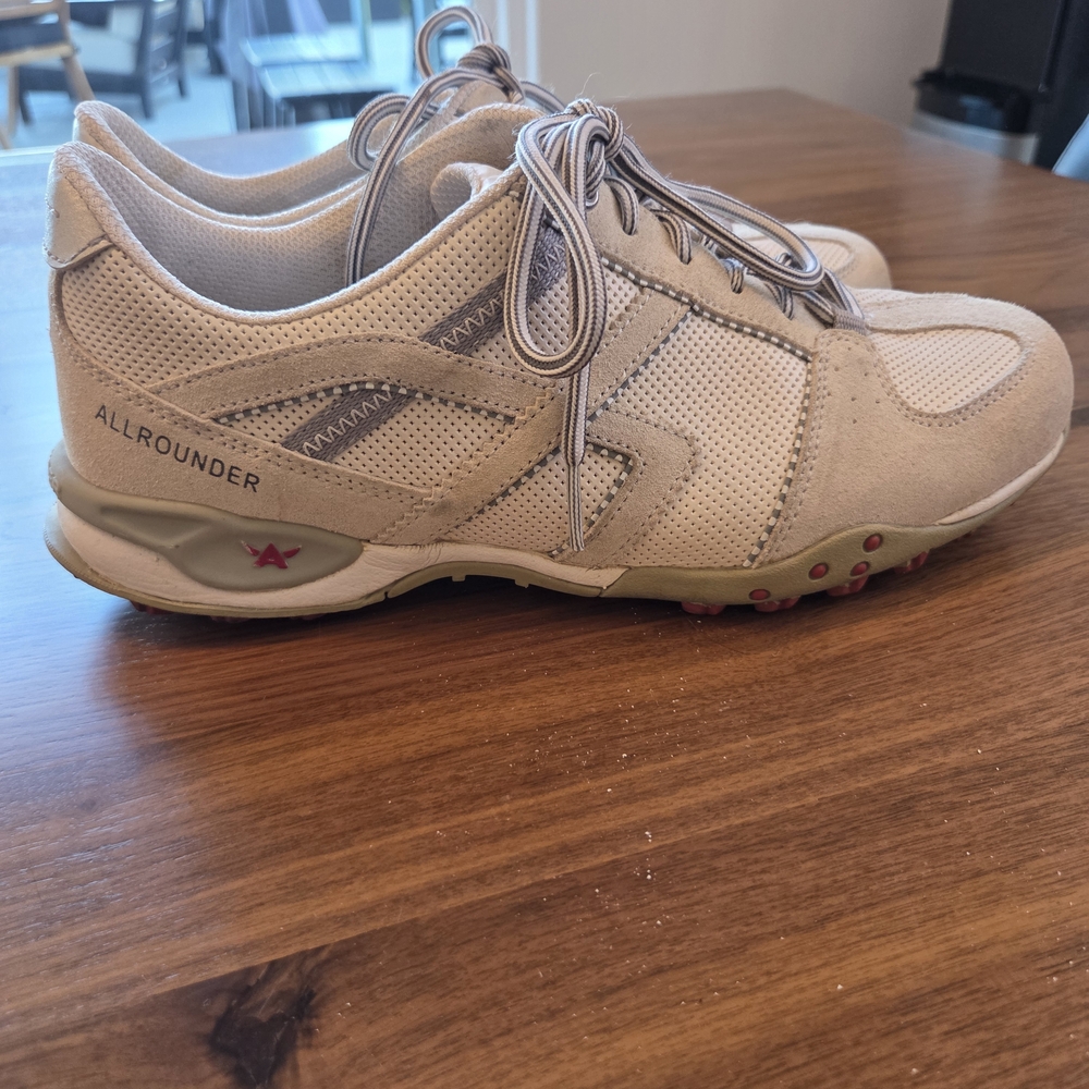 Allrounder by Mephisto Women's Walking Trail Lace Up Sneakers Mesh Suede Size 8 - Picture 2 of 15